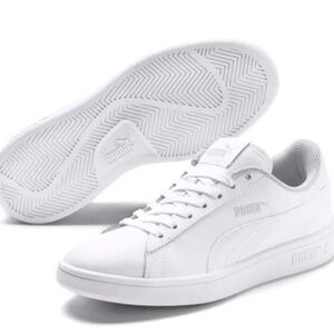 NIB Men's White Smash V2 Leather Sneakers
